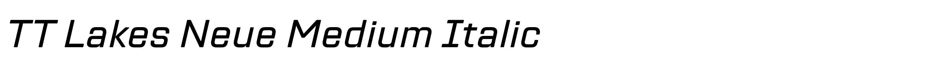 TT Lakes Neue Medium Italic